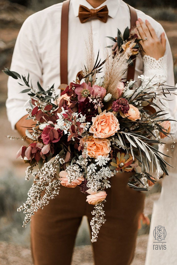دسته گل عروس پاییزی| عروس| آرایش عروس| دسته گل||انتخاب دسته گل پاییزی عروس